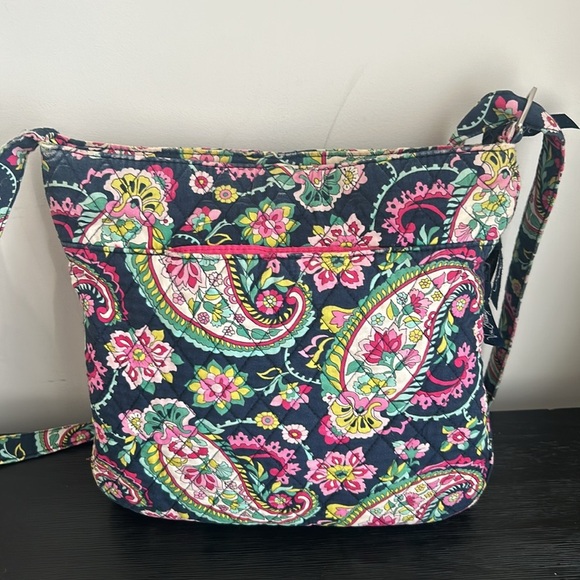 Vera Bradley Hipster Paisley Crossbody/Shoulder Bag Petal Handbag Purse - Picture 3 of 13